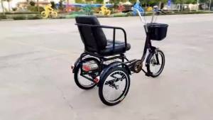 Elderly Pedal Tricycle Bicycle Elderly Tricycle widened seat footrest foot pedal footrest Tricycle Bike