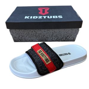 KIDZTUBS Sandal Anak Laki Laki Karet Slipper Slide Selop Slipon Jepit Karakter Warna Hitam Usia 6-10 Tahun-KIDZTUBS19389524