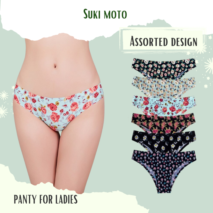 Buy Chic 100% Cotton Printed Regular Panty, Soft Fabric, Seamless Design &  Comfortable, Stretchable Women's Panties