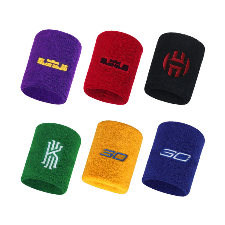 1PCS NBA players logo Sweat Band Wristband Volleyball Basketball Running Gym Yoga Lazada PH