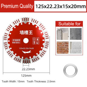 Lưỡi Cắt Gạch COOFARI - Chất Lượng Cao Kích Thước 125/133/156mm Cắt Bê Tông & Đá Tiện Dụng