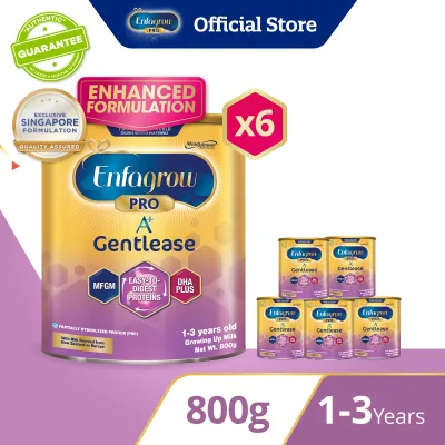 [Bundle of 6] Enfagrow A+ Pro Gentlease (1Y+) Milk Formula Powder (800g x 6)