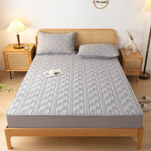 ผ้าปูที่นอนคุณภาพสูง ที่กันน้ำ นุ่มอ่อน และห่อหุ้มทั้งหมด ใหม่ นุ่มมาก ผ้าปูที่นอน 3ฟุต ผ้าปูที่นอน 5ฟุต และ ผ้าปูทีนอน 6ฟุต สีพื้น (ไม่รวมผ้านวม)