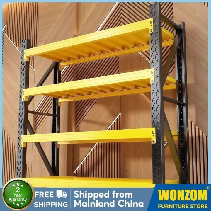 WONZOM Rack Multi Layer Warehouse Shelve Heavy-duty Racks Iron Shelves ...