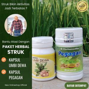 COD PAKET OBAT STROKE HERBAL MANJUR Kapsul Khusus Untuk Stroke Ringan Sebelah Kiri/Kanan
