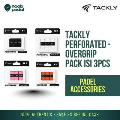 Tackly Perforated Overgrip Pack Isi 3pcs Padel Aksesoris