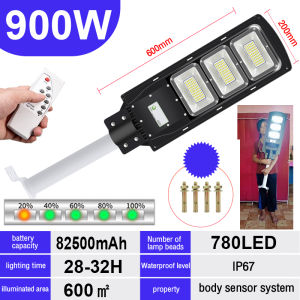 【Free gifts】solar street light Solar Light Outdoor outdoor waterproof IP67 Bright Lights 4000W 2000W 1000W Automatic solar panel With remote control 30 years warranty COD Suitable for courtyard Free Shipping 