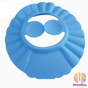 MegaMate หมวกอาบน้ำ กันน้ำ สำหรับสระผมเด็ก ปิดหูปรับได้  Baby waterproof shampoo cap