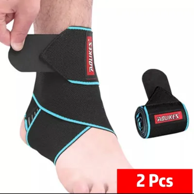 AOLIKES 1PCS Silicone Ankle Support Strap Basketball Football Professional Adjustable Ankle Sleeve Wrap Protection Ankle Brace-FH17