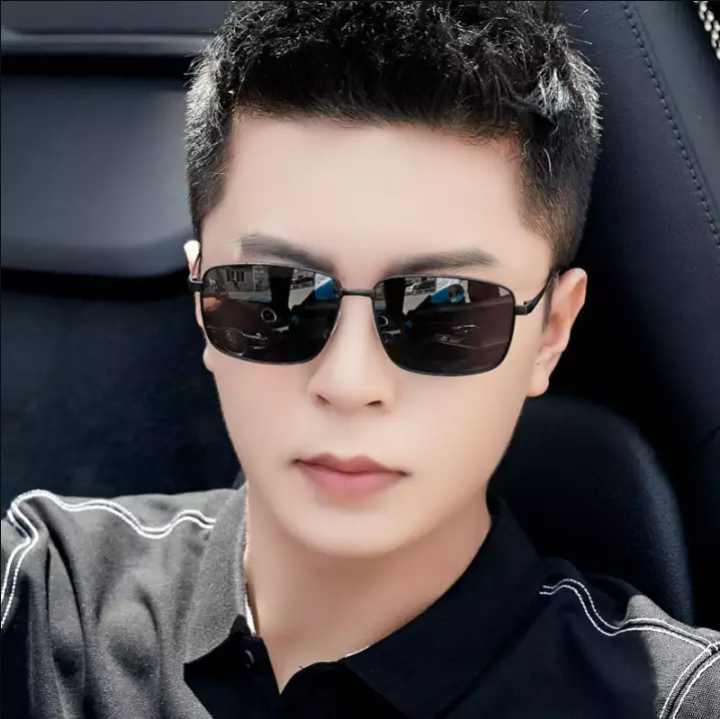 Driving Sunglasses for Men Sun Protection Anti-UV Polarized Korean