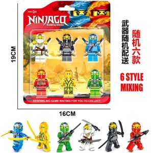 6/12/24 PcsMinecraft Building Blocks Set: Ninja Minifigures Sanrio Hello Batman Sonic & Stitch Kids Gift