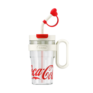 [Local Ready Stock] Coca -Cola Tritan Tumbler with Handle and Straw 800ml
