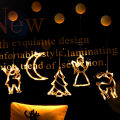 【Buy1 Free 1】Christmas lights string sucker hanging lights flashing lights holiday window room courtyard decorative lights star lights string. 