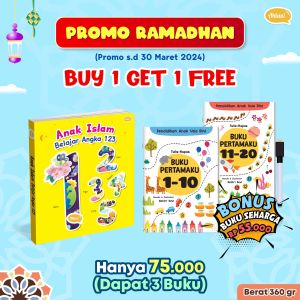 Family Buku Anak Boardbook Anak Islam Belajar Angka 123 Ahlan! / Buku Edukasi Anak / Buku Anak Kekinian