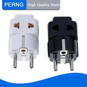 [PERNG] Tehe 1 to 2 Splitter Germany France 5mm plug to universal UK US EU AU 2 3 pin socket