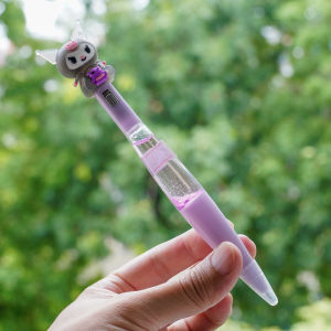 Bút Bi Mực Xanh Có Đèn Dễ Thương Ngòi 0.5 mm Dùng Cho Học Tập Và Văn Phòng