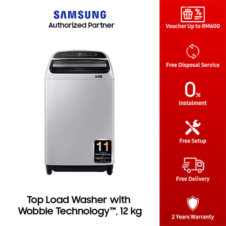 Samsung 10KG (WA10T5260BY) Top Load Washer with Wobble Technology