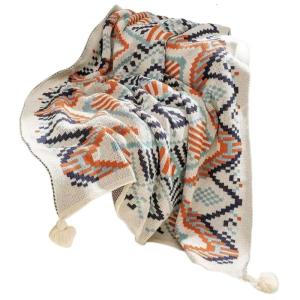 Versatile Bohemians Design Blanket Suitable for Bedroom Living Room Office Use for SleepAir ConditioningSofa Blanket