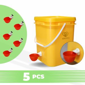 Auto-Fill Poultry- nipple less Drinker (5pcs) anti leak feature v1