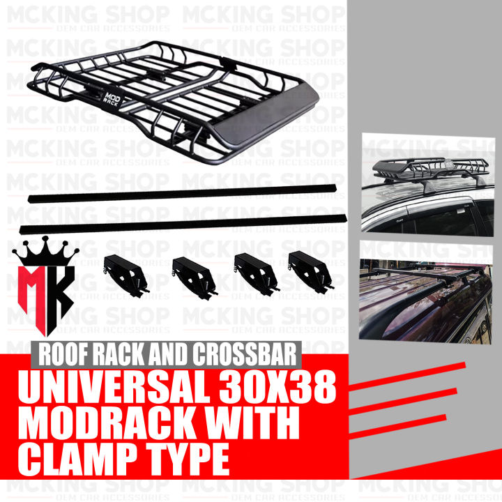 Black Mod Rack MODRACK / MOD RACK Steel Luggage Carrier Roof Rack / Roofrack Top Load ...