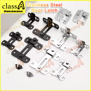 ClassAHW Stainless Steel Door Swivel Bolt Door Latch Hasp Lock Swing Bolt Sliding Door Gate Latch Selak Pintu Pusing