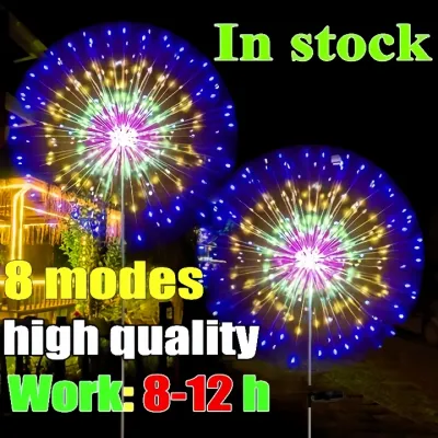 SUNDAR Solar Garden Lights Outdoor Waterproof LED Firework Lamps Courtyard Garden Home Tree Flower Xmas
