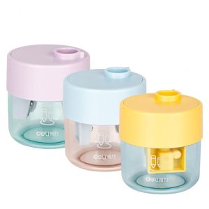 LVYIMAO Spiderman pencil sharpener Pencil sharpener Pencil sharpener Frozen Miki Elsa primary school students hand swivel pen