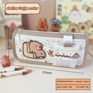 Capybara Pencilbox For Kids Boys 3D Pencil Case For Kids Boys Stationery
