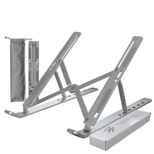 Laptop Stand Adjustable Foldable Portable Aluminium Alloy Holder for Laptop/Notebook/MacBook/Computer