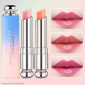 MAYCREATE Lip Balm Color Change 💄 健美创研渐变口红 Pelembap Bibir Berubah Warna Kalis Air Lipstick Moisturizing Waterproof