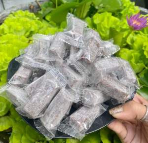 (FREESHIP) 1kg Kẹo gừng dẻo phấn ( mềm dẻo cay ít ngọt) túi zip