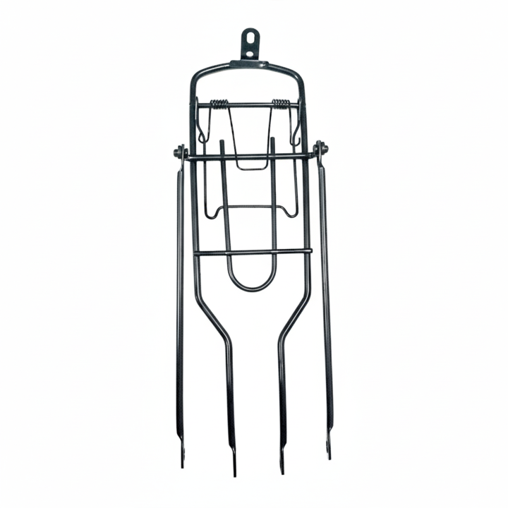 Bike Rack With Spring Rear Bike Carrier #20 – Heavy Duty Steel Bicycle Cargo Rack with Spring ...