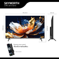 [ประกัน3ปี] SKYWORTH 43 นิ้ว Google TV การค้นหาด้วยเสียง ทีวี Full HD QLED+ Dolby Audio Eye Care รุ่น 43Q60  รองรับ Netflix YouTube โหลดแอพได้ Wi-Fi. 