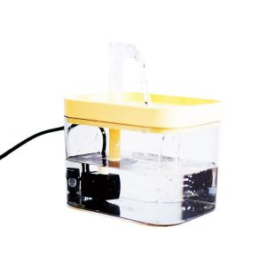 ER52858 Auto Filter Cat Water Fountain Ultra-Quiet USB Electric Transparent Cat Drinker Convenient Recirculate Filtering Cats Water Dispenser Pet