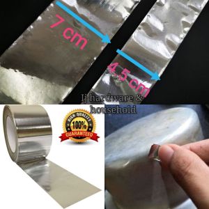 Penampal Periuk Aluminium Thailand Tampal Pelekat Periuk Lubang Aluminium Foil for Broken Pot ALUMINIUM FOIL TAPE / PENAMPAL PERIUK / PENAMPAL SINGKI / LEAK-SEALING DUCT PIPE REPAIR / INSULATION SELF ADHESIVES