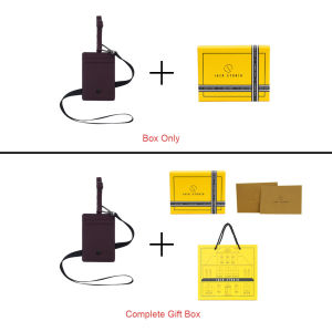 Jack Studio Genuine Engraved Name Cow Leather Card Holder ID Window with Black Lanyard Strap and Leather Tag-JWB 30855 L