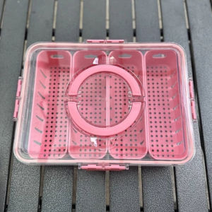 Gratis Ongkir - Tempat Penyimpanan Bumbu / Tempat Penyimpanan Dengan Sekat / Dispenser Kotak Food Grade / Kotak Penyimpanan Tertutup