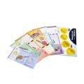 DUIT CONTOH UNTUK ALAT BANTU MENGAJAR (6 Pcs/Pack) / SPECIMEN MONEY / CHILDREN'S MONEY LEARNING KIT SETS /. 