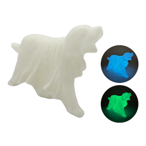 Bí Ẩn phát sáng trong bóng tối tượng hình chó trang trí Halloween cho kệ cửa sổ sân vườn