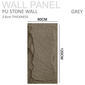 SG FOREVERGREEN | PU Stone Wall Versatile Interior Design Stone-Effect Authentic Stone Look Residential and Commercial