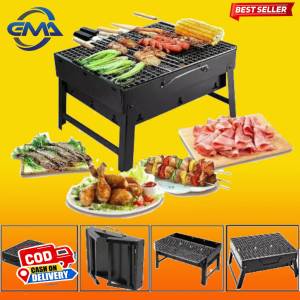 [ COD ] Alat Panggang Barbeque Grill Portable Roekre / Panggangan Grill Portable