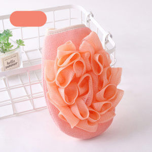 2in1 Double Sided Bath Gloves Bathroom Accessories Home Supplies Bath Rubbing Mud Bath Towel Shower Bath Scrub Gloves