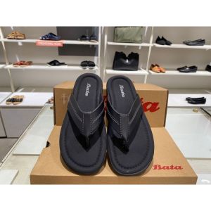 Sandal Jepit Bata Kulit asli Pria Original 2024 Cowok Dewasa Kekinian Model Terbaru