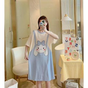 KS - Daster Wanita Pakaian Tidur Dress Motif Lucu Baju Tidur Wanita Korea