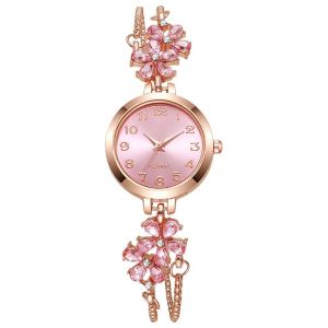 GENENIC Luxury Womens Bracelet Watch Exquisite Vintage Womens Wrist Watch Unique Waterproof Vintage Female Clock Clothing Accessories