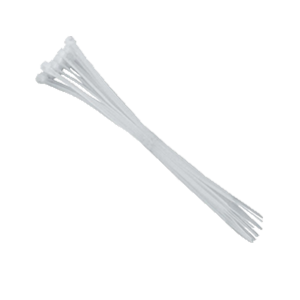 HOMEAID 3.6 x 300mm x 100pcs Nylon Cable Ties White