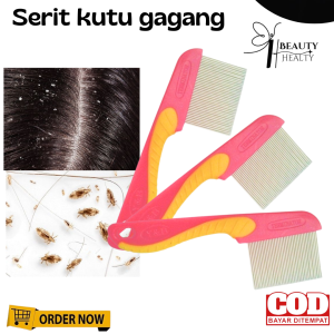 Serit Kutu Gagang Serit Rambut Kutu Logam Sisir Serit Besi Kutu Dan Ketombe Gagang Panjang Murah