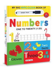 My Big Wipe Clean Books - Pencil Control |Alphabets |Numbers