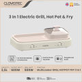 CLOVERTEC Multicooker GRILL HOTPOT FRY 3in1 CHG-5624. 