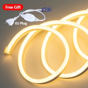 IP65 Waterproof LED Strip Lights 1M/30M Side Glow Cuttable Indoor & Outdoor for Home Cabinet Garden Balcony Lighting